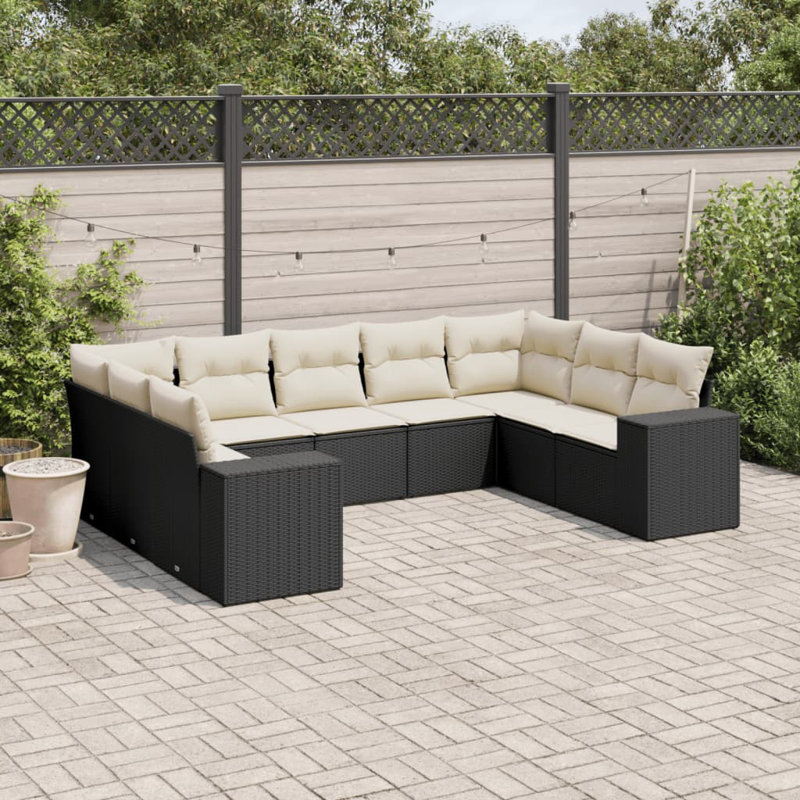 Ensemble de canapé de jardin Vidaxl PE
