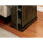 Table d'appoint transitionnelle, armoire de rangement avec porte-gobelet coulissant et prise USB intégrée