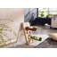 Factory Solid Wood Floor Wine Bottle Rack in Ecru
