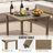 6-Piece Outdoor L-Shape Patio Conversation Set with 6" Thick Cushions,Metal Frame,  Coffee Table, Seats 4 or 5-1480686640-1496731254