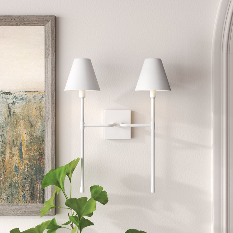 Keirn Metal Wallchiere in White, White