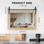 Miroir décoratif moderne en bois massif de style campagnard rustique-810249634-810249633