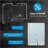 LED Bathroom Mirror With Front And Backlight, Defogging, And Dimmable Functionality