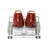 Origami 2SD-10 Small Kitchen Sliding Pullout Cabinet Storage Organizer, Silver, 2 Pack