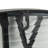 Casin Metal Decorative Black Wall Clock with Clear Glass Clock Face