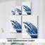 Indigo Arch II - impression sur toile tendue