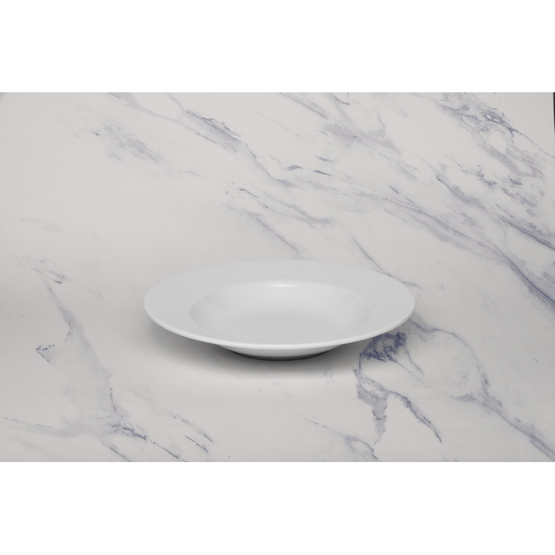 Assiette creuse ronde en porcelaine de qualité supérieure ECLIPSE 