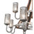 12 - Light Dimmable Tiered Chandelier