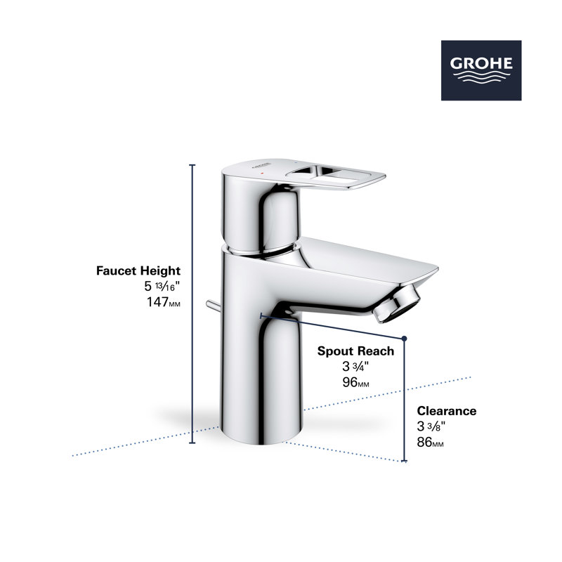 BauLoop Single Hole Bathroom Faucet
