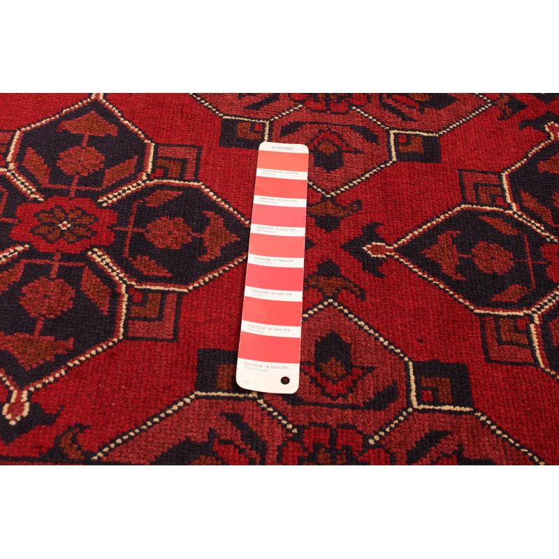 Tapis unique en laine noué à la main nouvel âge de 3 pi 3 po x 4 pi 11 po Inske