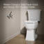 Porte-papier hygiénique mural pour salle de bain Kumin-40806775
