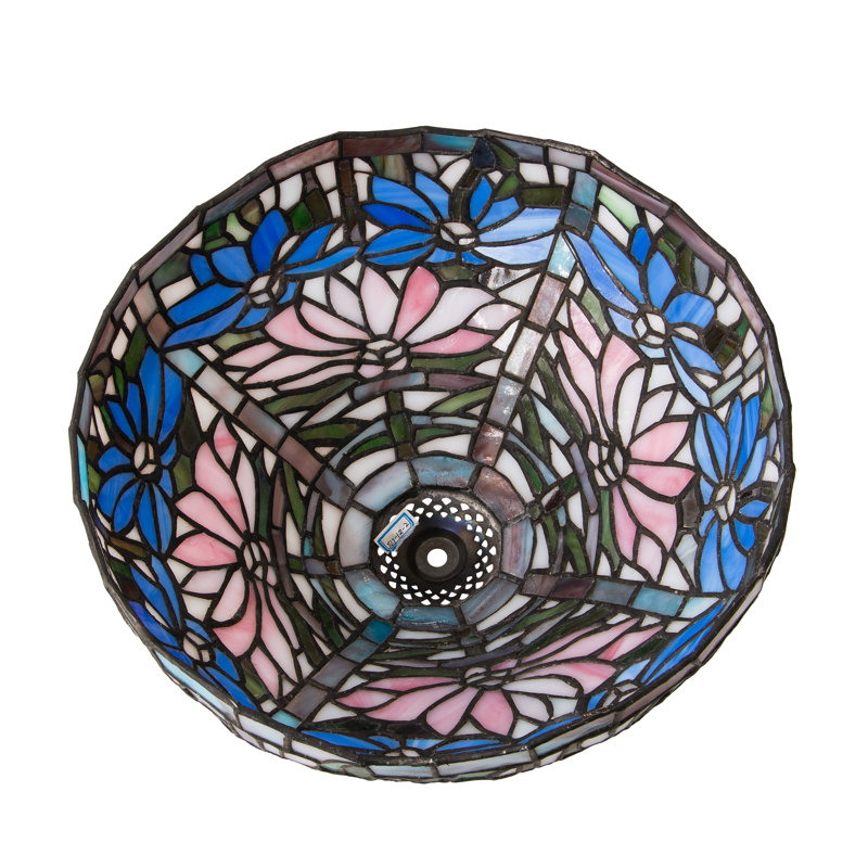 Abat-jour poinsettia 12 po de large Tiffany