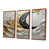 Toile avec cadre flottant brun