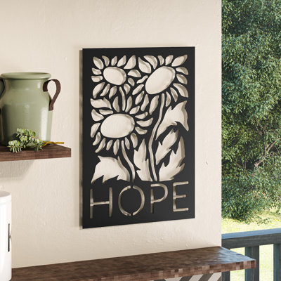 Plants & Flowers Wall Decor on Metal