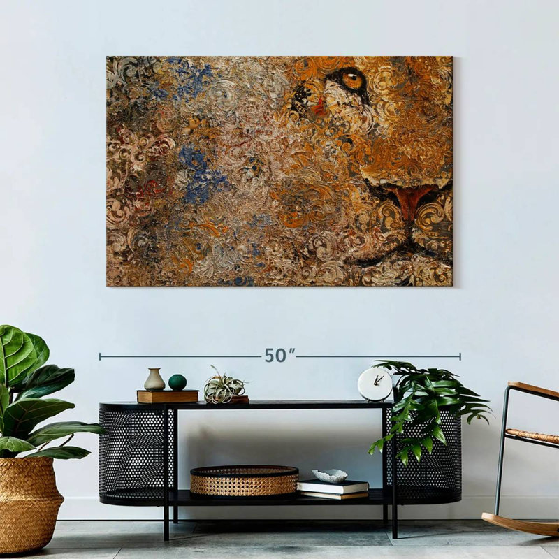 Brampt Barbary Lion, 32" H x 48" W