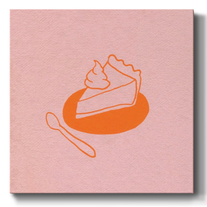 «Let Command Dessert I», reproduction sur toile, H 32 po x l 32 po x P 1,5 po
