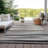  Machine Washable Indoor/Outdoor Chantille ACN997 Gray Area Rug-340867835