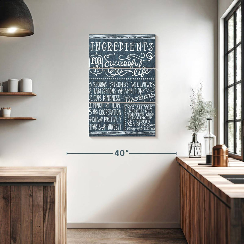 Tergel ingrédients pour la vie Ditzy floral bleu I, H 38 po x l 24 po