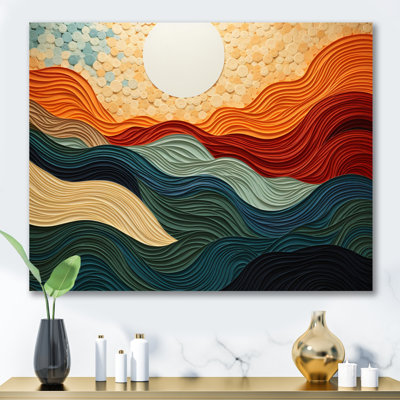 Desert Sands Abstract - Print on Canvas