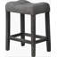 Ensemble de 2 tabourets de comptoir à hauteur de comptoir, tabouret de style transitionnel avec repose-pieds capitonné, tabouret de bar-1050164440-1050164439