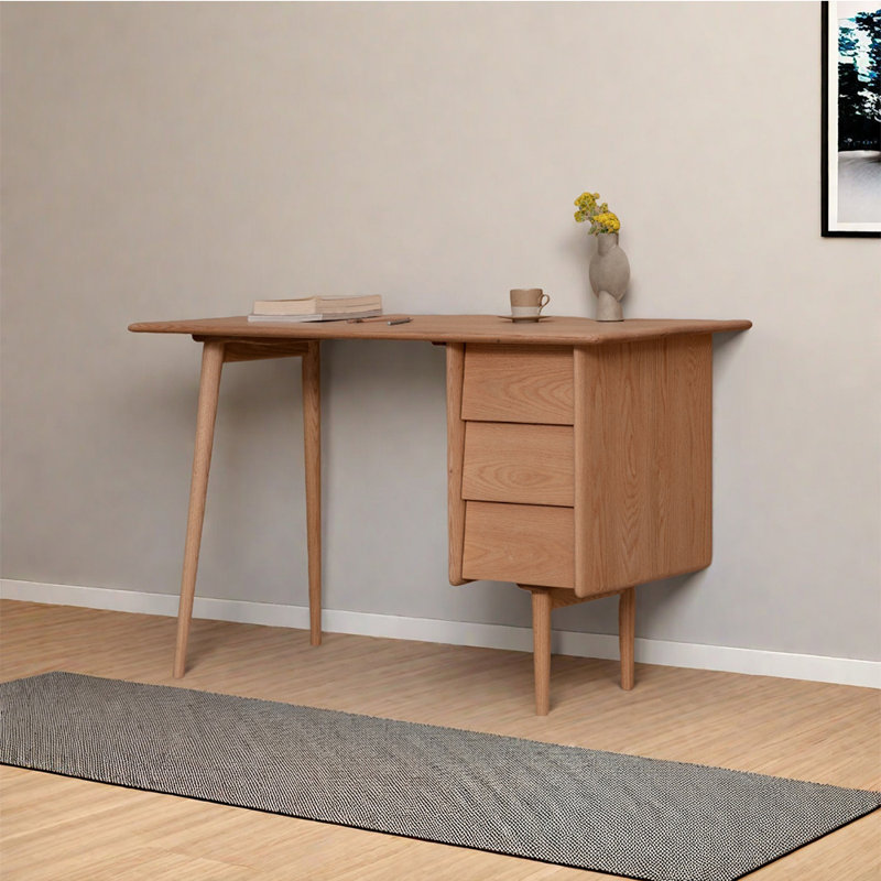 Bureau de luxe américain, H 30,71 po x l 47,24 po x P 23,62 po, Brun