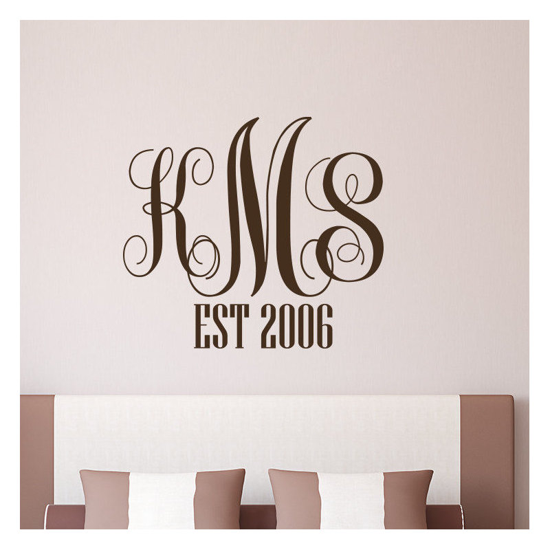 Text & Numbers Non-Wall Damaging Wall Decal, Yes