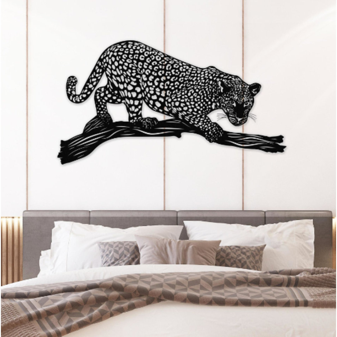 Wanddekoration Leopard