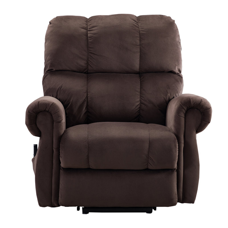 Fauteuil inclinable électrique lève-personne avec massage Bellechester, Marron foncé