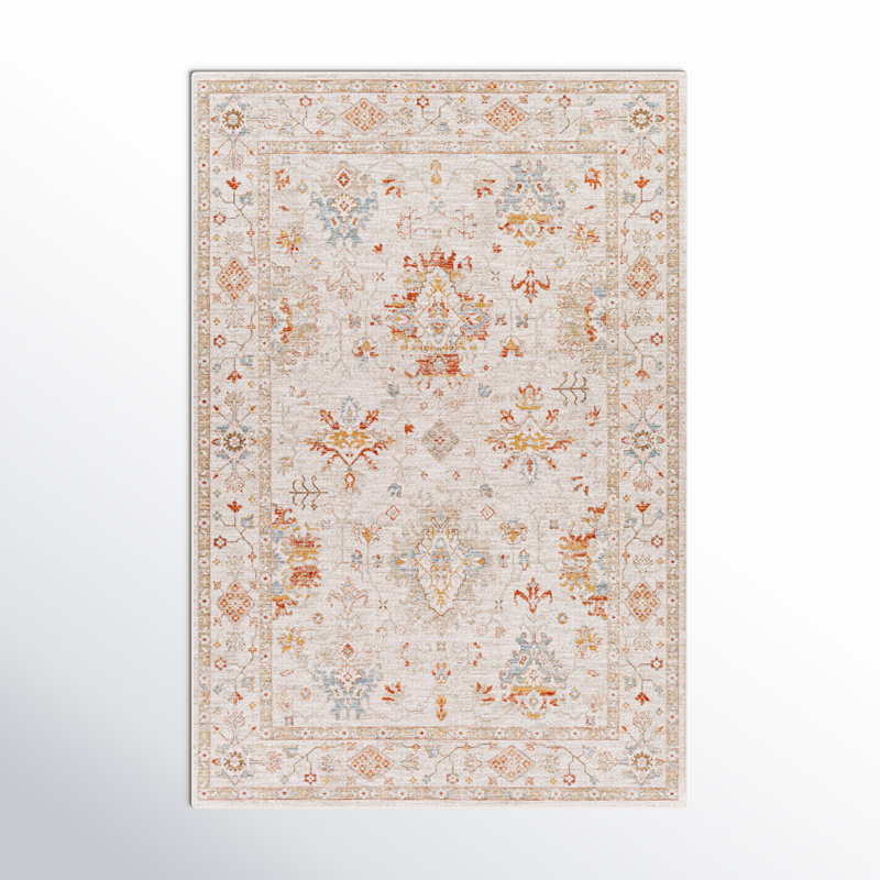 Tapis crème Finnlagh, Rectangle 5 pi x 7 pi 5 po