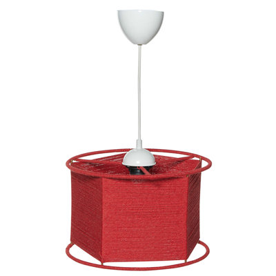 Luminaire suspendu tambour 1 lumière