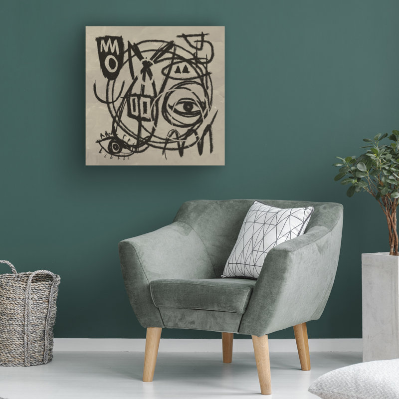 Art sur toile ,ologi, H 14 po x l 14 po
