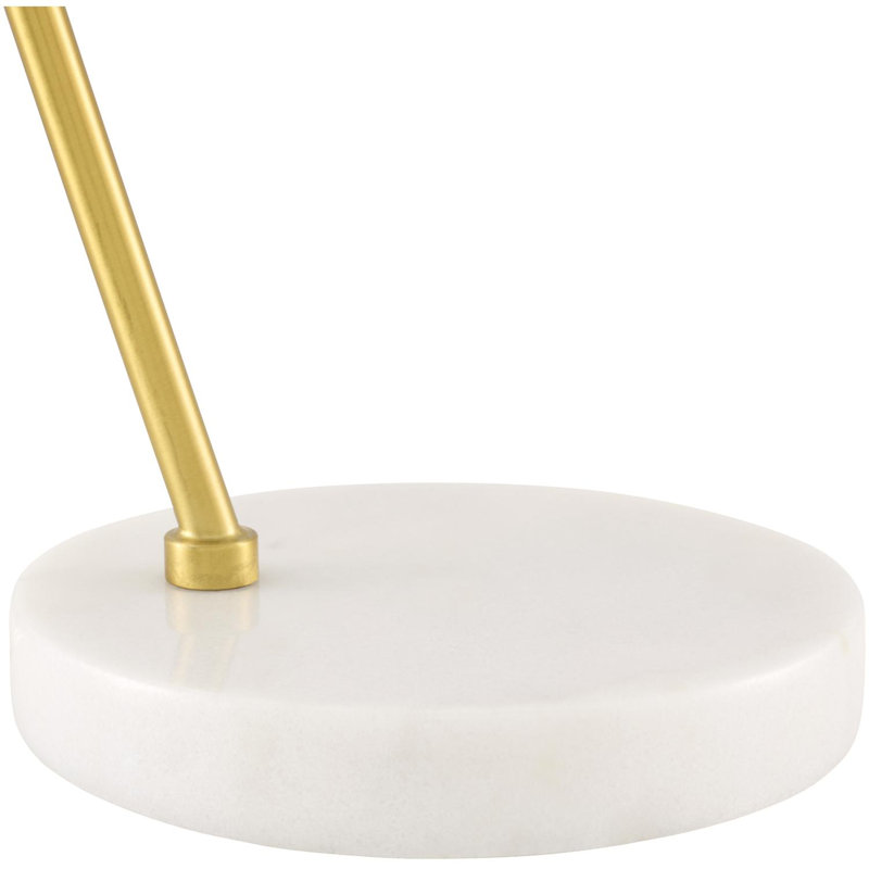 Barrile Farmington Table Lamp, White, Taupe