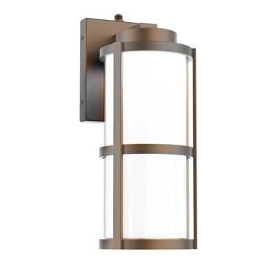 Lantern 14" LED Outdoor / Indoor Wall Light With Color Temperature Switch (2700K/3000K/3500K/4000K/5000K)