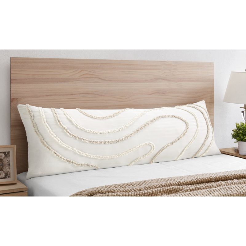 Boho Tufted Swirl Body Pillow Case