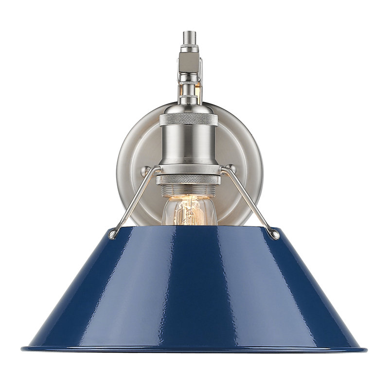 Weatherford Steel Spotlight, Pewter, Navy Blue