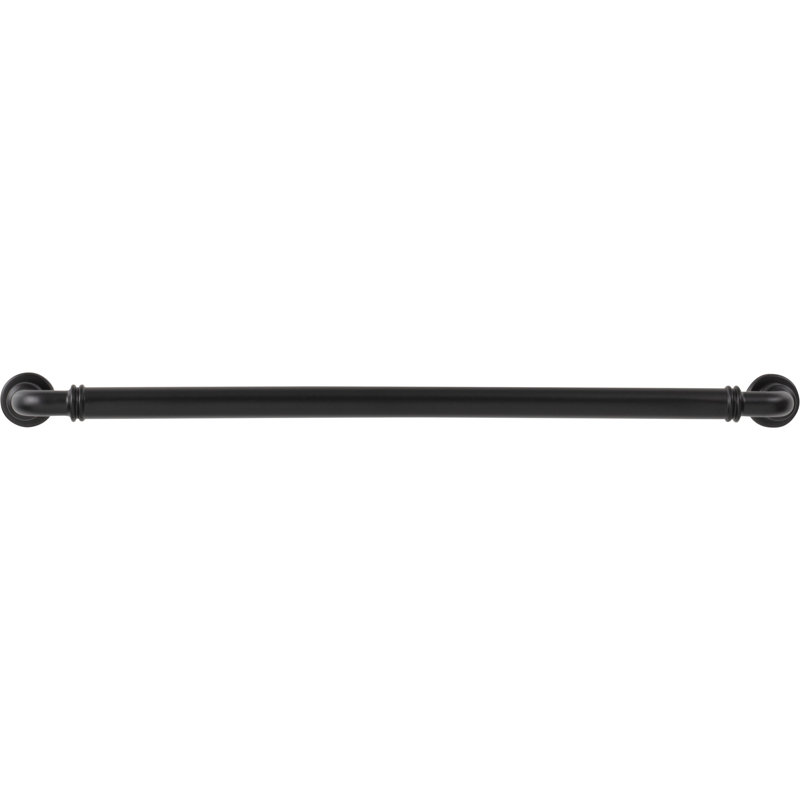 Cranford Bar Pull, Flat Black, 12" Center to Center