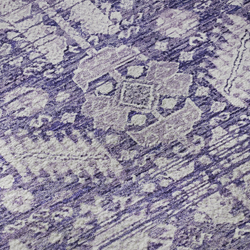 Premium Machine Washable Verlin AMF1771 Global Rug, Round 8'