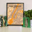 Carte de New York, impression sur papier-31734286