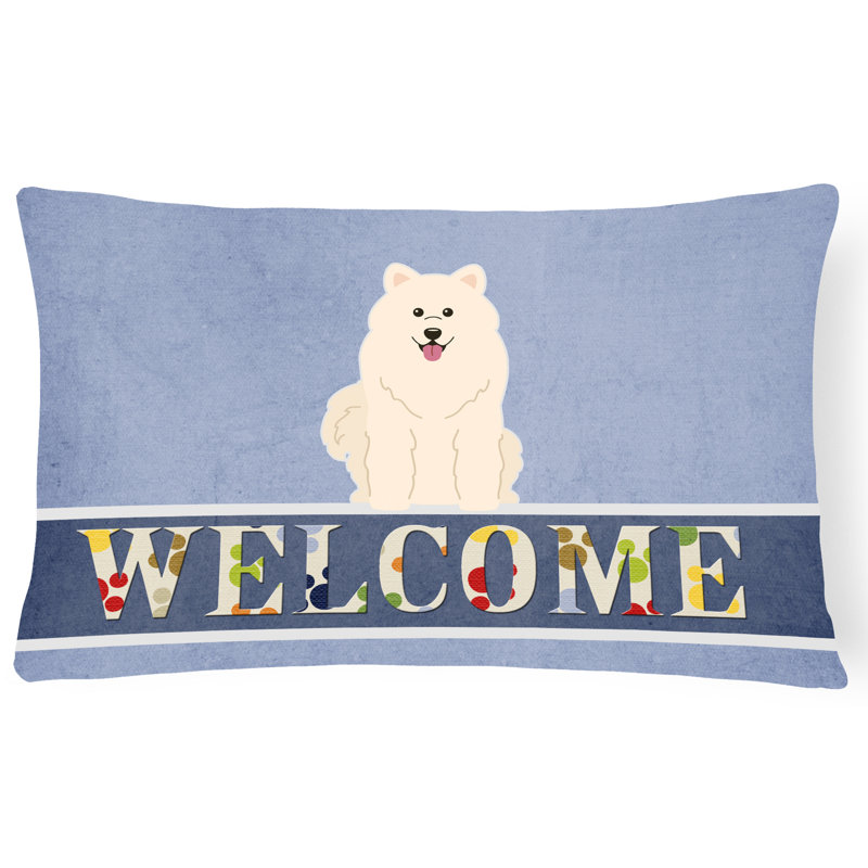 Coussin Samoyed Welcome