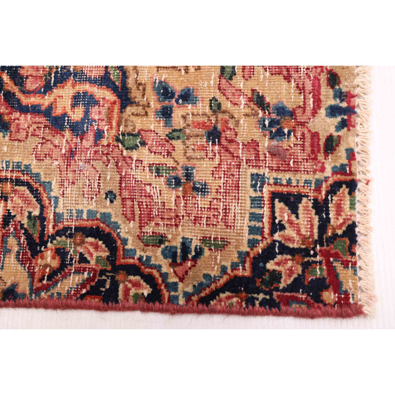 Tapis bordeaux rétro Antalya 4 pi 9 po x 7 pi 7 po