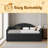 Twin Size Tufted Upholstered Daybed With Trundle-1664810669