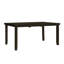 Table de salle à manger rectangulaire en bois massif extensible-1265043933