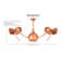 44" Vent-Bettina Dual Ceiling Fan with Wall Control and Light Kit Included