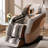 Larianna Dual SL-Track with 4D Zero Gravity Full Body Airbag Massage, Bluetooth Connectivity Foot Massage Yoga Stretch Massage Chair-153809622