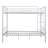 Full Over Full Metal Bunk Bed-931457407