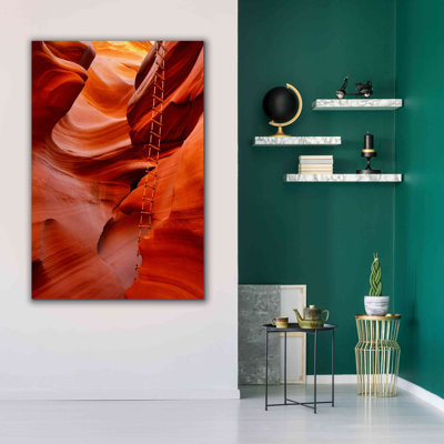 Jocey " Lower Antelope Canyon Ladder " by Mike Jones