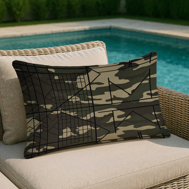 Stealth Angle Indoor And Outdoor Pillow, Rectangle 20"H x 14"W