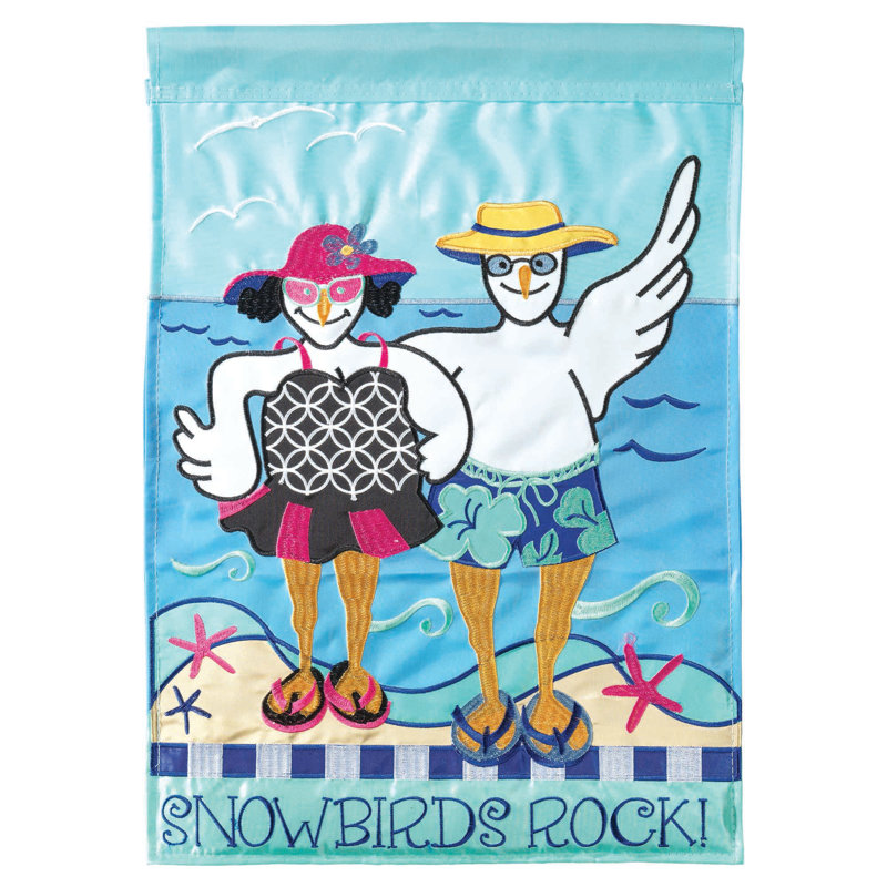 Double Sided Nylon Garden Flag, 18" H x 13" W