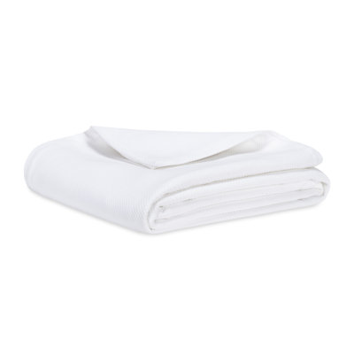 White Honeycomb Queen Coverlet