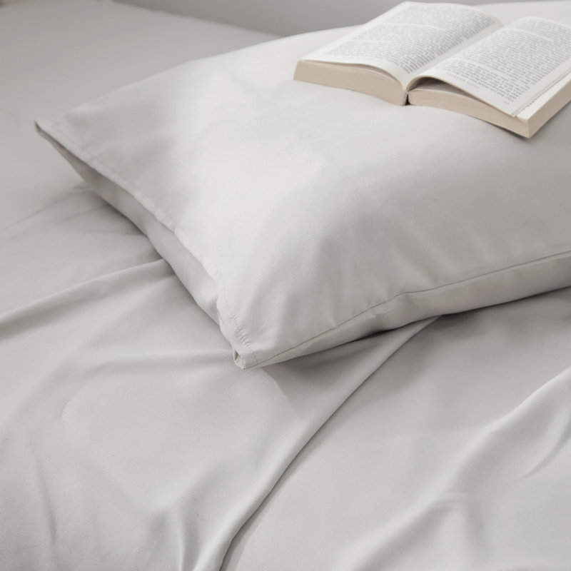 Ensemble de draps double TG, Gris Antarctique
